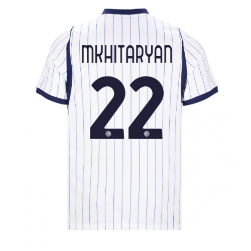 Inter Milan Henrikh Mkhitaryan #22 Venkovní Dres 2026-27 Krátkým Rukávem Inter Milan Henrikh Mkhitaryan #22 Venkovní Dres 2026-27 Krátkým Rukávem